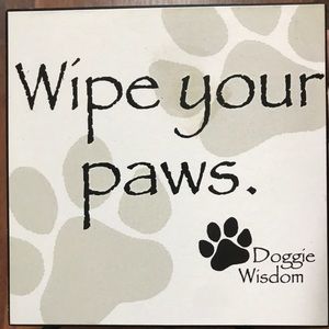Towel Hanger Pet Theme ~ Doggie Wisdom